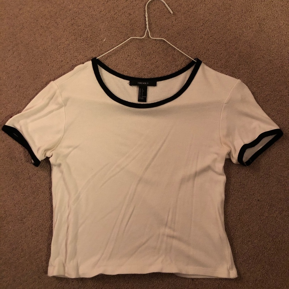 Forever 21 - White Crop Top
